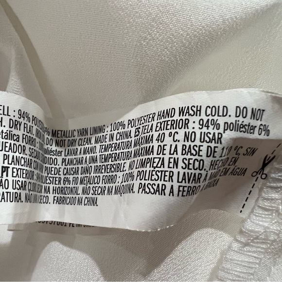 Silver Sparkles and White Game Day Dress - Picture 6 of 7